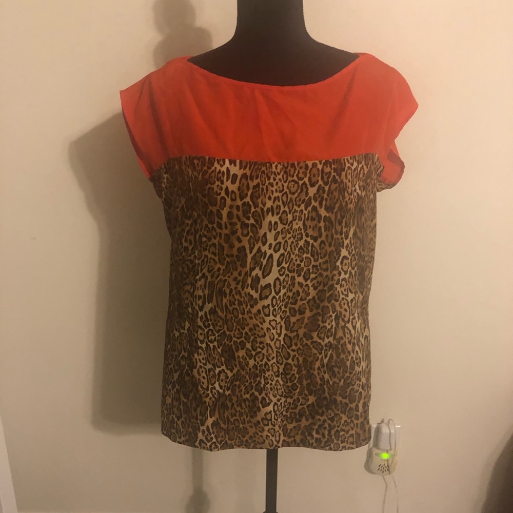 New York and Company Cap Sleeve Blouse